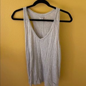 Abercrombie striped tank top